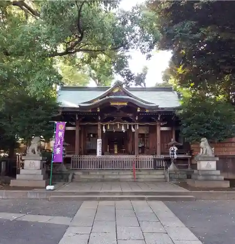 中目黒八幡神社の本殿・本堂
