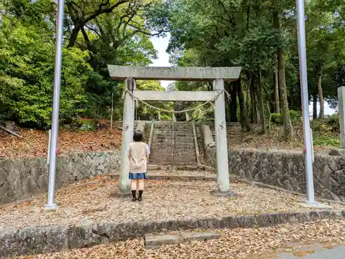 八劔神社の鳥居