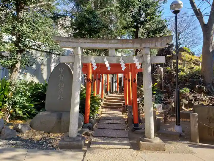 鳩森八幡神社の鳥居