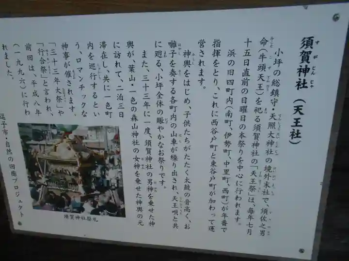 須賀神社(天王社)の歴史