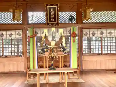 大西神社の本殿・本堂