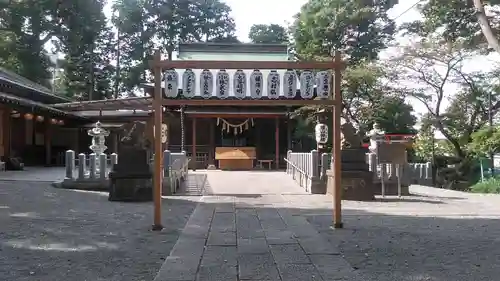 星川杉山神社の鳥居