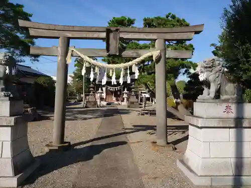 佐谷田神社の鳥居