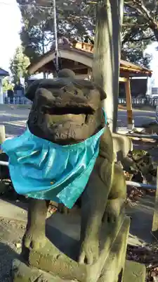 下総国三山　二宮神社の狛犬