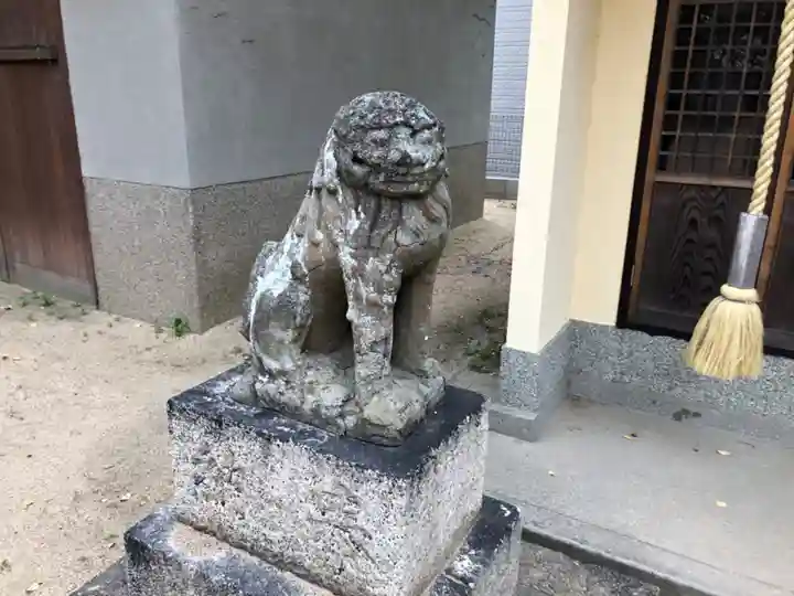 舞子六神社/まいこむの宮の狛犬