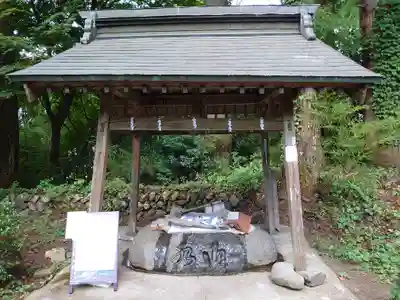 都々古別神社(馬場)の手水舎