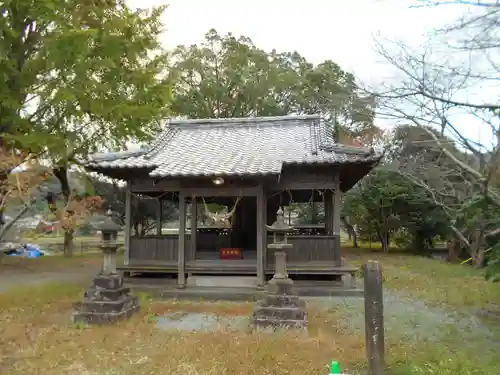 井手神社の本殿