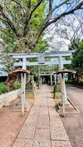 前原御嶽神社の鳥居