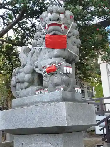 豊平神社の狛犬