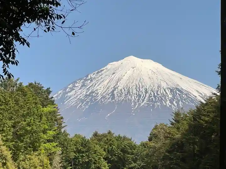 山宮浅間神社の景色