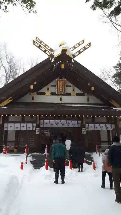 新琴似神社の本殿・本堂