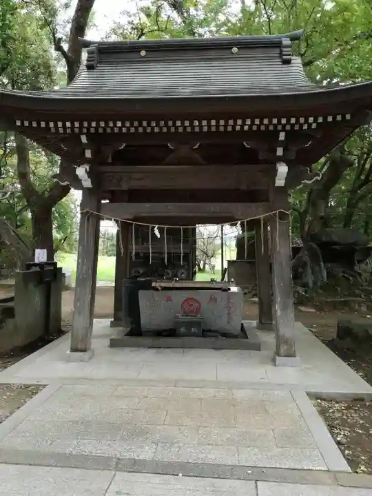 金村別雷神社の手水舎