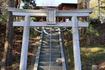 阿久津「田村神社」（郡山市阿久津町）旧社名：伊豆箱根三嶋三社の鳥居