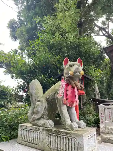 亀ケ池八幡宮の狛犬