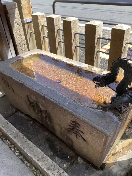北野神社(大須)の手水舎