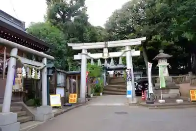 太子堂八幡神社の鳥居