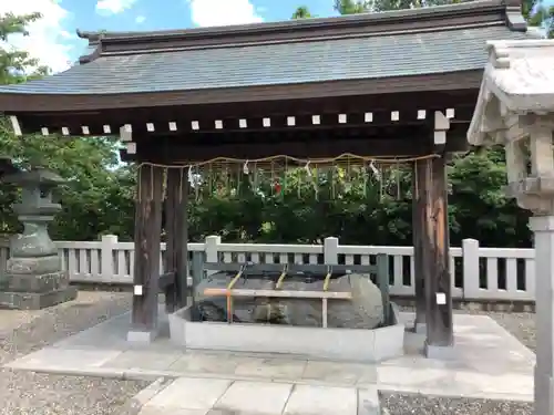徳島県護國神社の手水舎