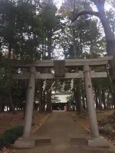 東蕗田天満社の鳥居