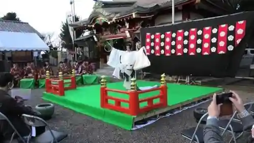 人見神社の神楽