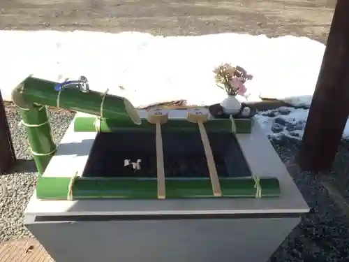 留辺蘂神社の手水舎