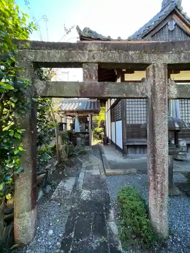 妙光寺の鳥居