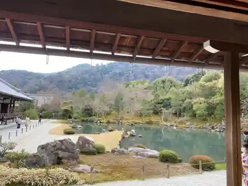 天龍寺の庭園