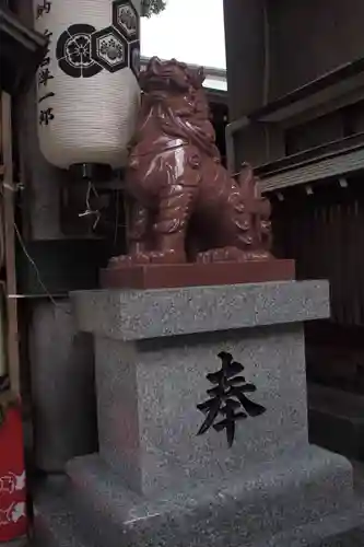 櫛田神社の狛犬