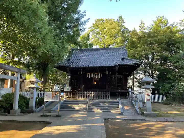 前野熊野神社の本殿・本堂