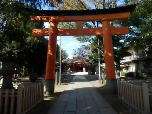 旗岡八幡神社の鳥居