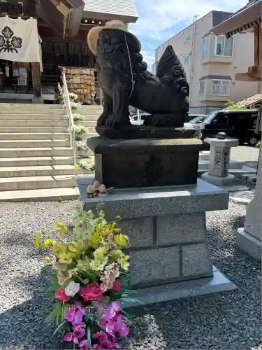 札幌諏訪神社の狛犬