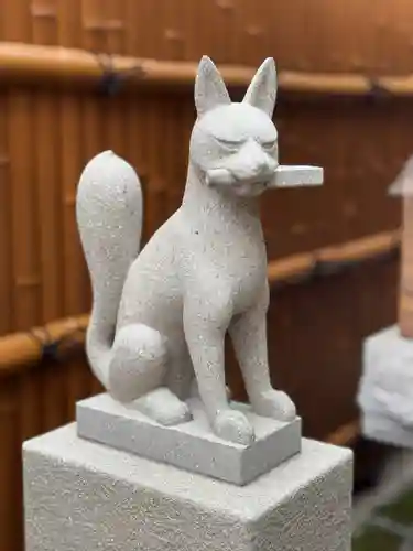 代沢稲荷の狛犬