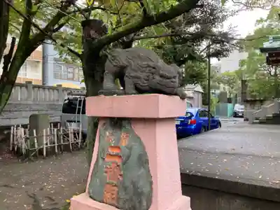 木場 洲﨑神社の狛犬
