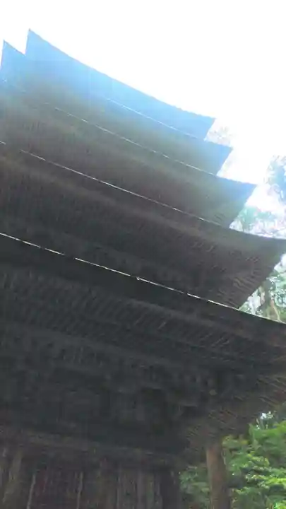 出羽神社(出羽三山神社)~三神合祭殿~の塔