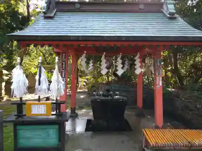 鶴峰八幡神社の手水舎
