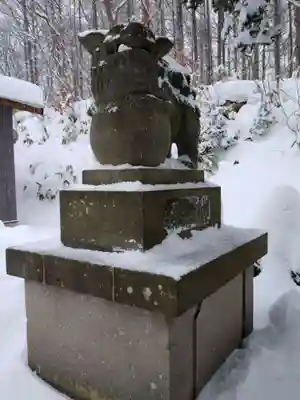 上野幌神社の狛犬
