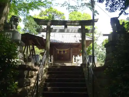 山田神社の鳥居