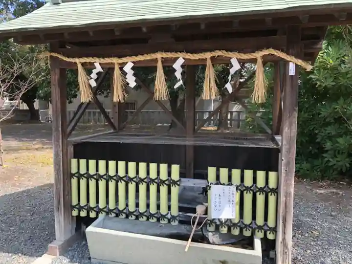 神服神社の手水舎