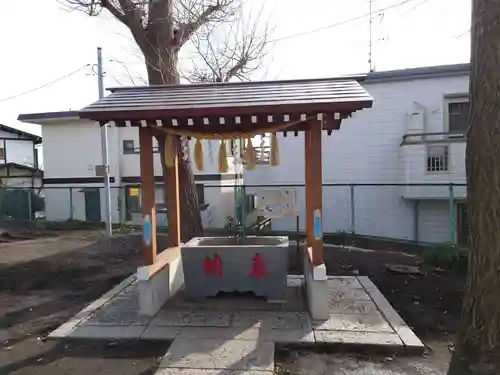 春ノ木神明社の手水舎