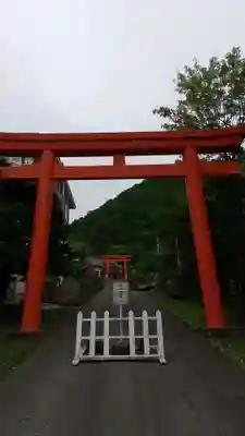 羅臼神社の鳥居