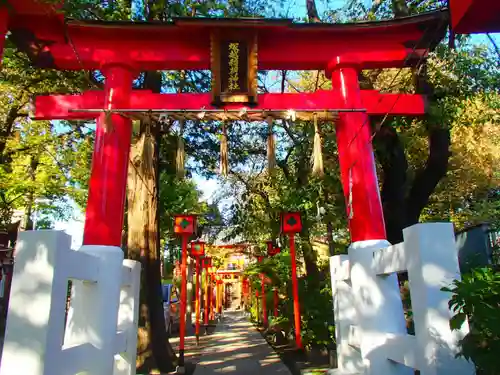 塚越稲荷神社の鳥居