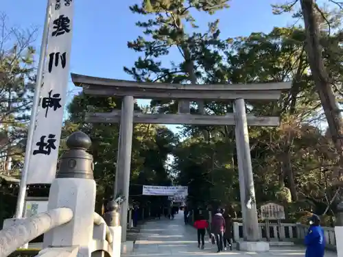 寒川神社の鳥居