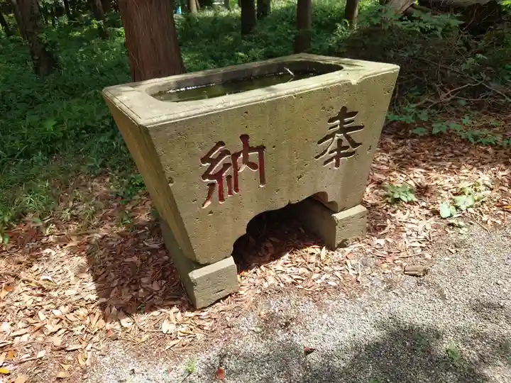 宇都母知神社の手水舎
