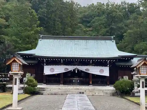 山梨縣護國神社の本殿・本堂