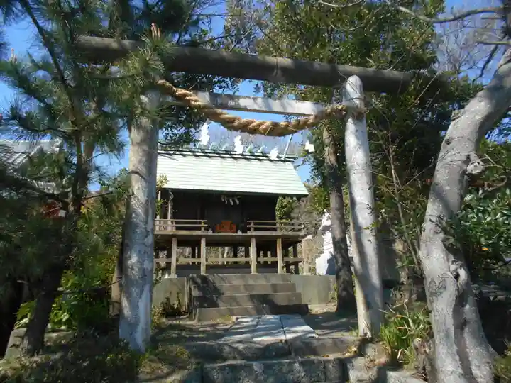 森山社(森山神社)の鳥居