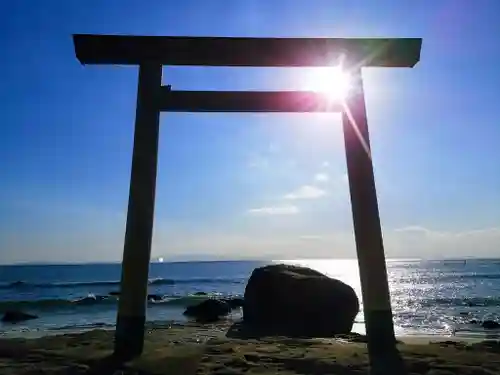 つぶてヶ浦鳥居（伊勢神宮遥拝所）の鳥居