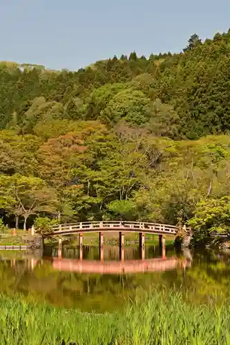 白水阿弥陀堂の庭園