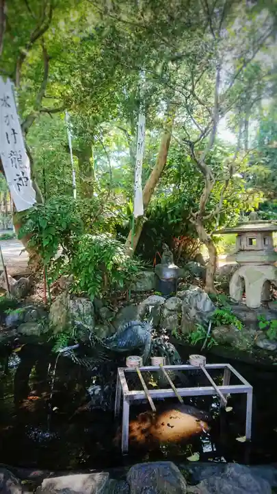 若宮神明社の手水舎