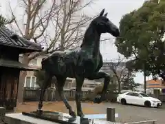 大麻比古神社の像