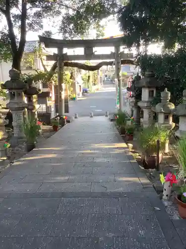 東海市熊野神社の鳥居