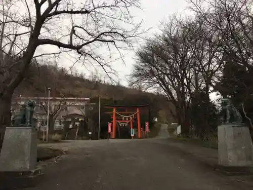 虻田神社の狛犬